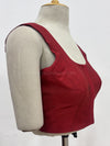 Sakki-Red Blouse (Attachable Sleeves)
