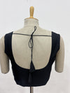 Sakki- Black Blouse (Attachable Sleeves)