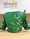 Tanvi- Green Embroidery Blouse