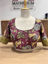 Kalam-Penkalamkari Wine Blouse