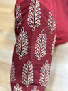 Tara - Maroon Blouse