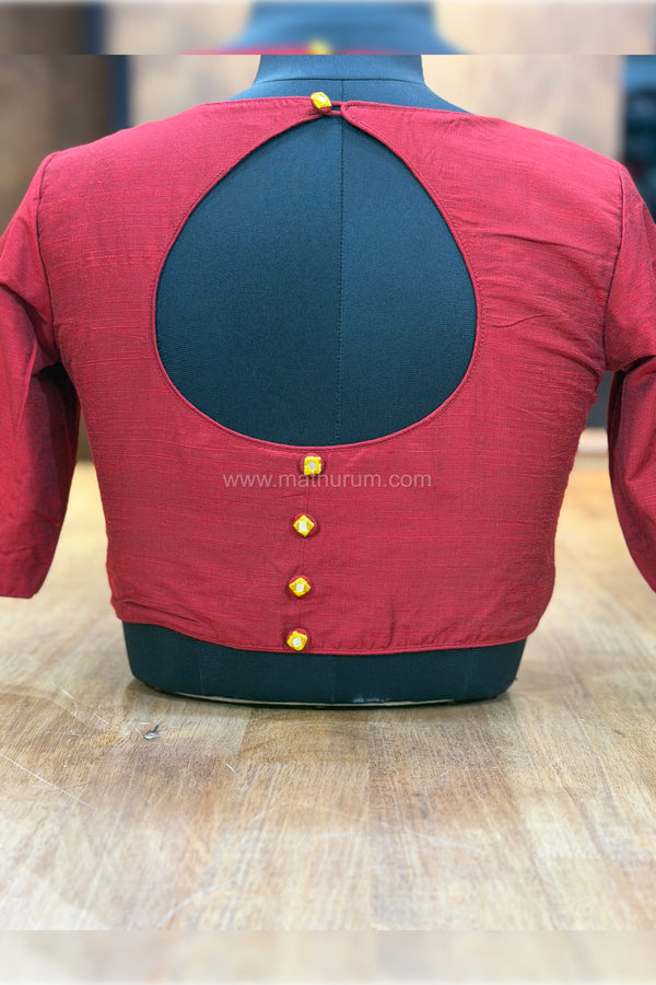 Diya - Maroon Blouse