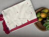 Venba - White/Red Cotton Saree