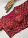Daily Flex- Maroon Star Strechable Blouse