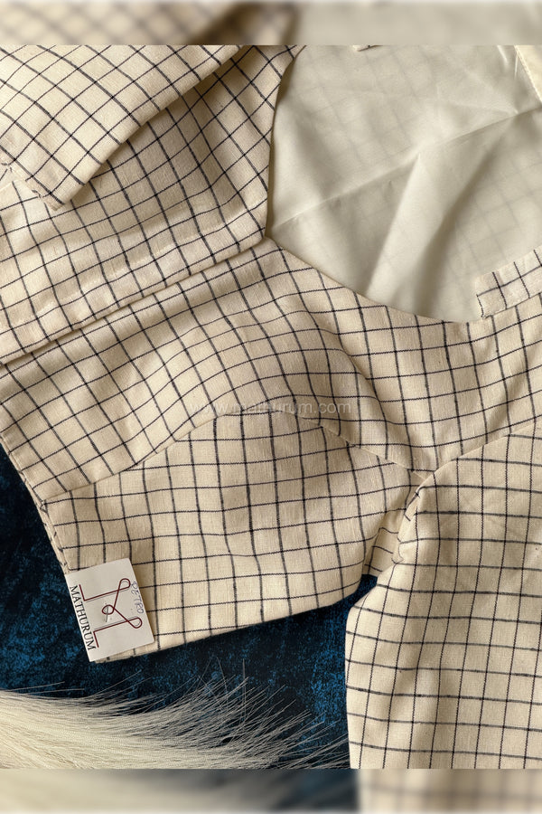 Retro- White Blouse