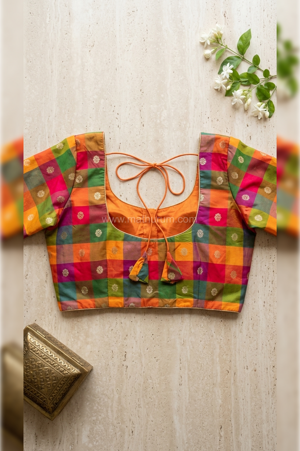 Kattam- Multicolour Yellow Blouse