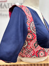 Urvi- Blue/Maroon Koti Blouse