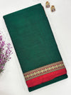 Kayal- Green/Red Narayanpet Saree