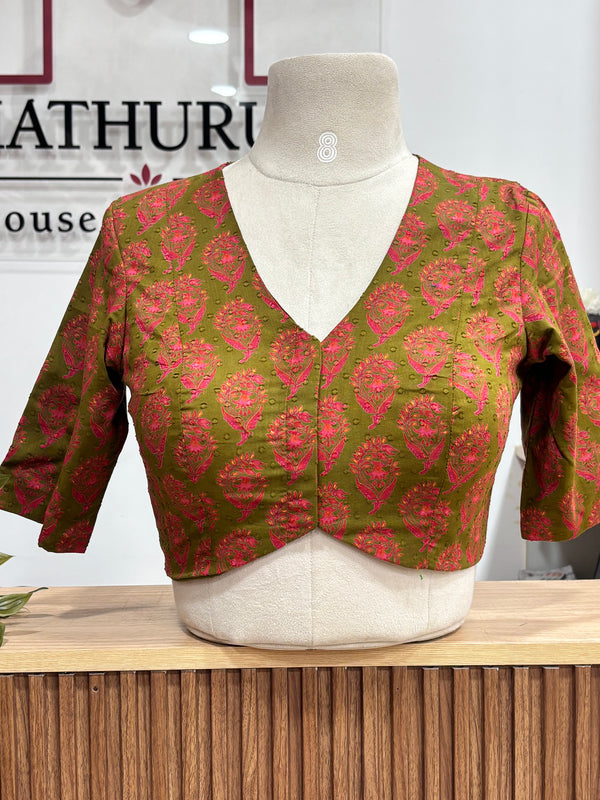 Daya - Mehendi Green Blouse