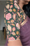 Parijatham- Green Blouse