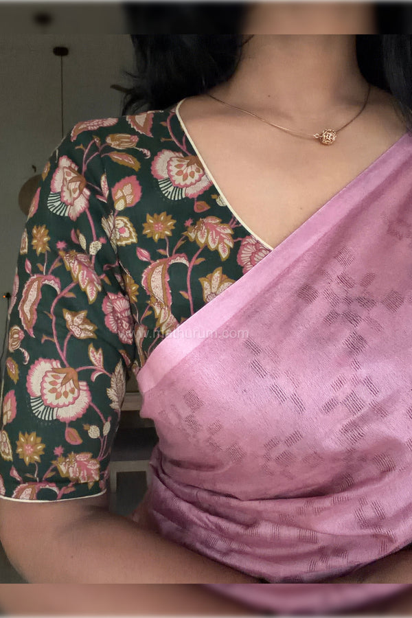 Menmai Fushia- Parijatham Green Combo