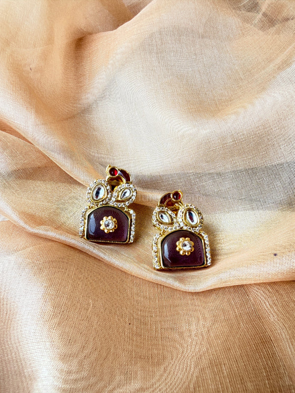 KIRA- Maroon Earring