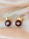 IBHA - Maroon Earring