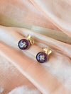 IBHA - Purple Earring
