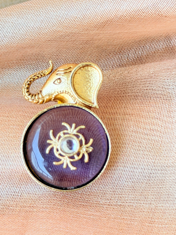 IBHA - Purple Earring