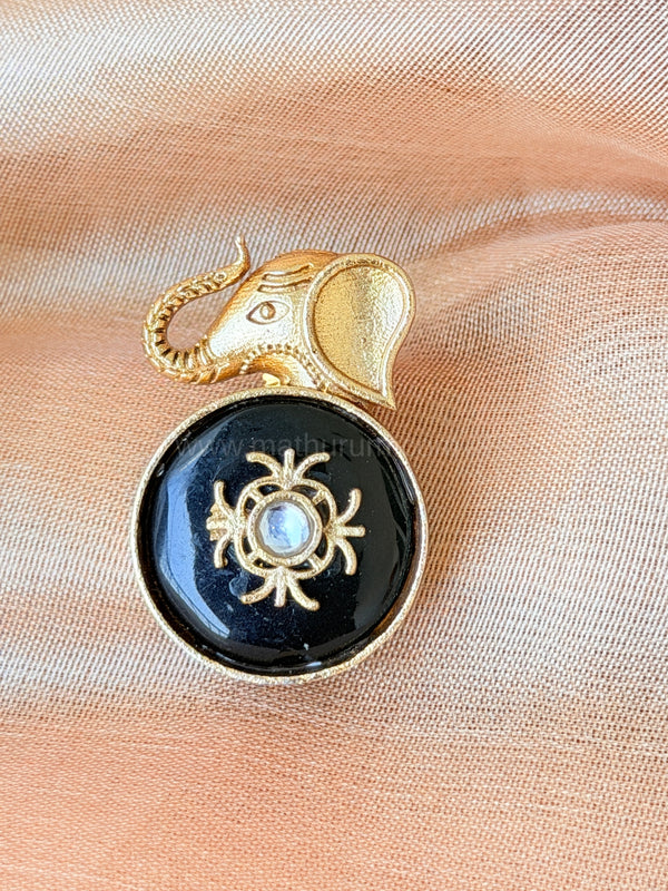 IBHA - Black Earring