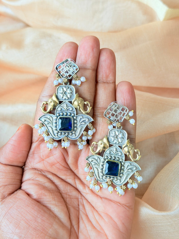 Nakshatra - Blue Earring