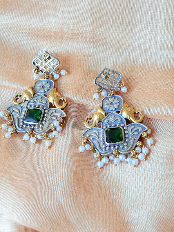 Nakshatra - Green Earring