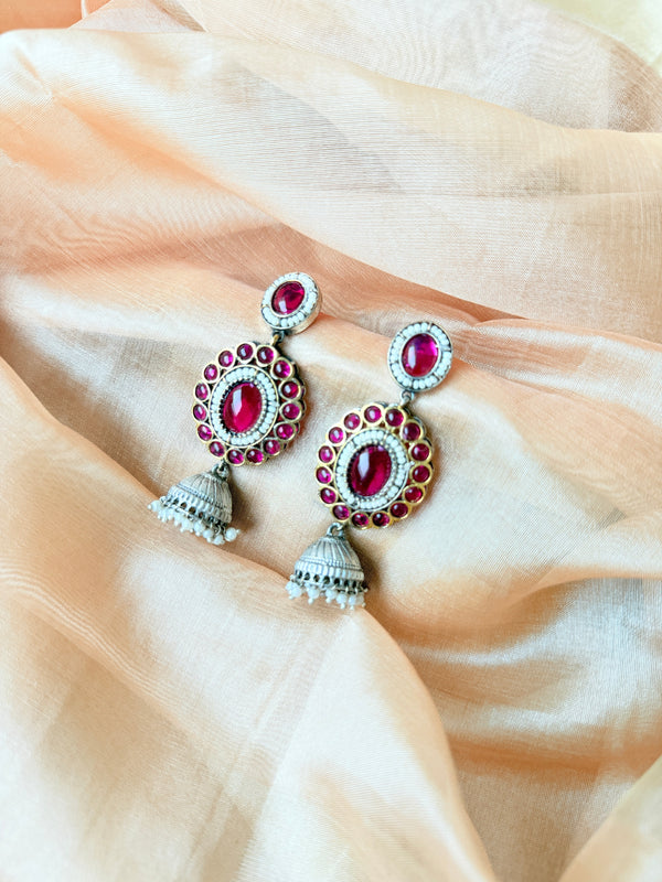 KADHAMBAM- Pink Earring