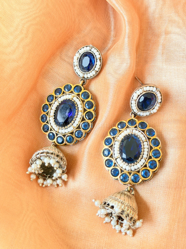 KADHAMBAM- Blue Earring