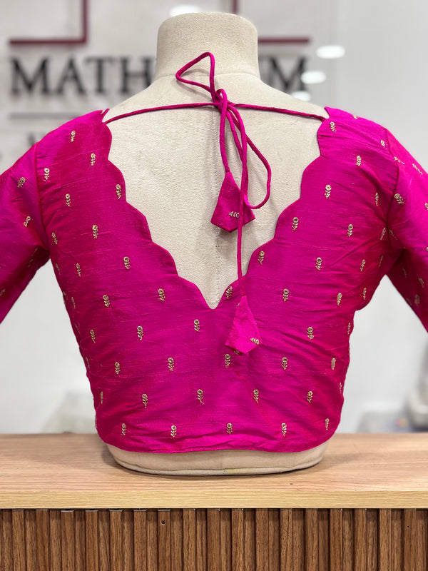 Tamara- Pink Zardosi Blouse