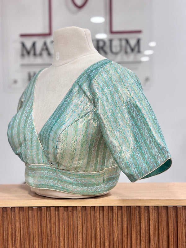 Charvi- Pastel Green Blouse