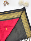 Kurunji- Maroon/Black Kalyani Cotton Saree