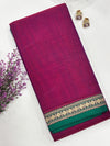 Kayal- Majenta/Green Narayanpet Saree