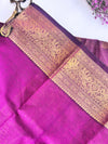 Meenakshi - Wine Kattam Kanchi Cotton Saree