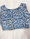Hemanika- Black /Blue Blouse (Sleeveless)