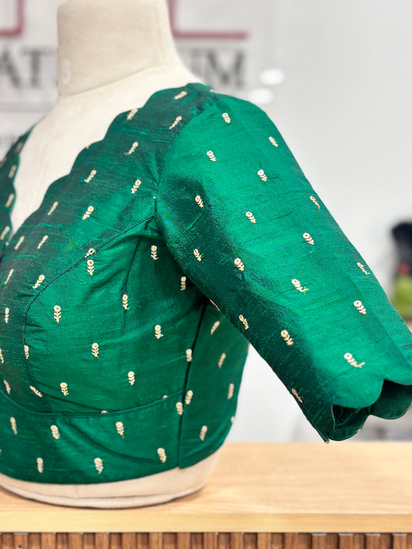 Tamara- Green Zardosi Blouse