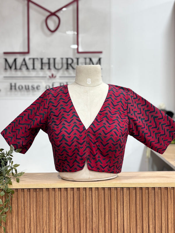 Mahi - Maroon Blouse