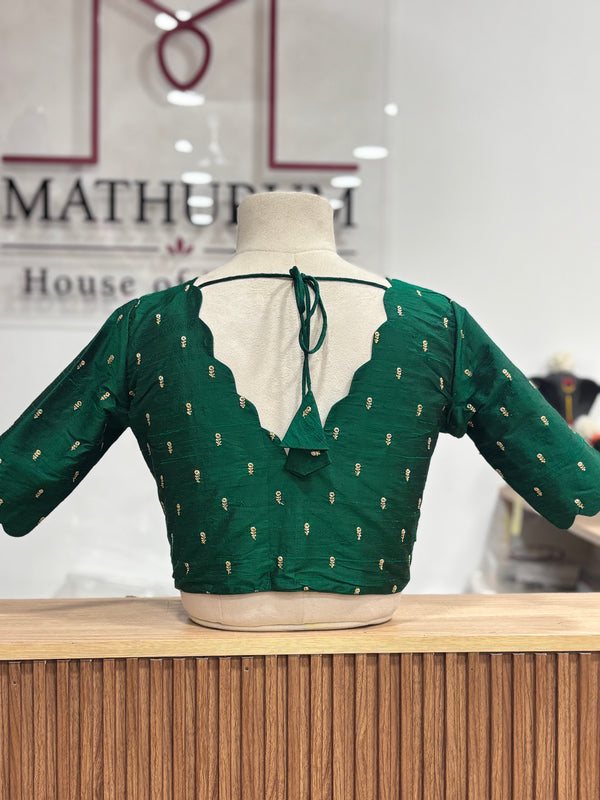 Tamara- Green Zardosi Blouse