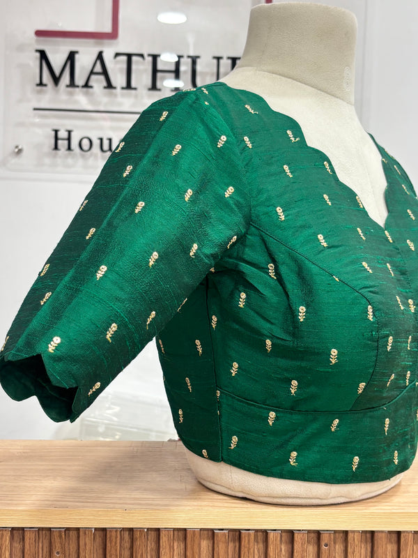 Tamara- Green Zardosi Blouse
