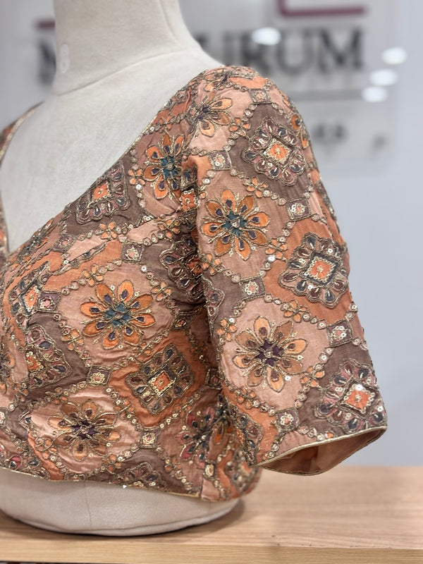 Ishani- Peach Blouse