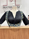 Urvi- Black/Blue Koti Blouse