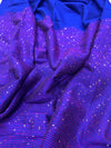 Starry Dust Saree - Blue/Pink