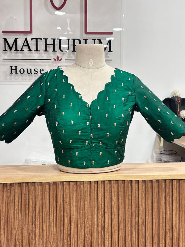 Tamara- Green Zardosi Blouse