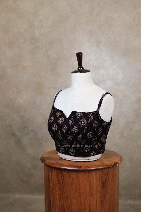 Zoya- Wine Blouse