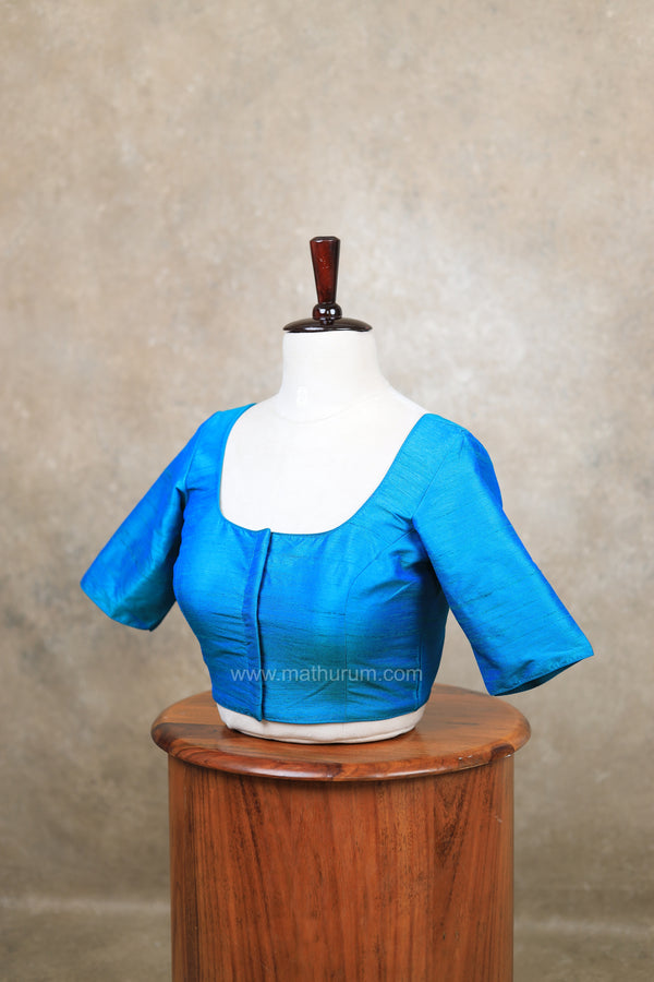 Sakshi- Turquoise Blouse