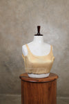 Nayan Metallic- Antique Gold Blouse