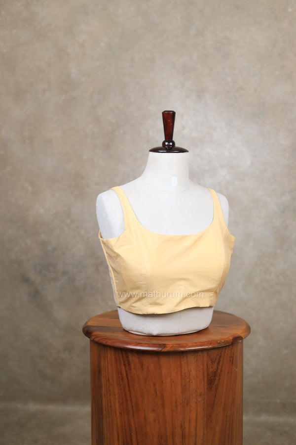 Nayan Plain- Beige Blouse