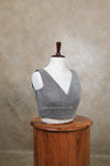 Arya- Black Blouse (Attachable Sleeves)