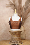 Nayan Plain- Brown Blouse