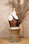 Nayan Plain- Brown Blouse