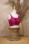 Nayan Plain- Majenta Blouse