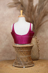 Nayan Plain- Majenta Blouse