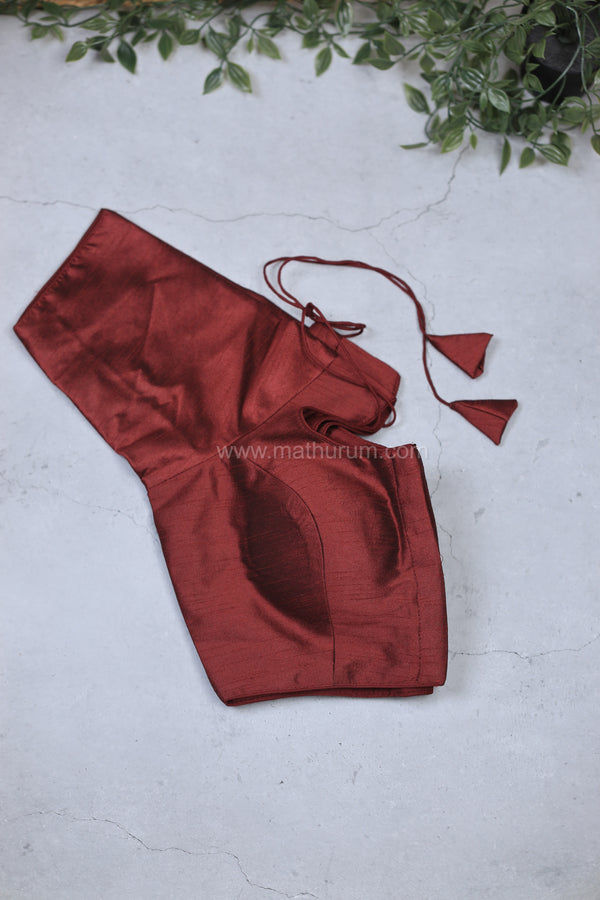 Sakshi- Dark Maroon Blouse