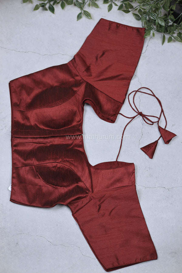 Sakshi- Dark Maroon Blouse