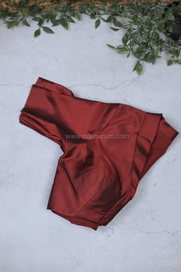 High Line - Maroon Blouse